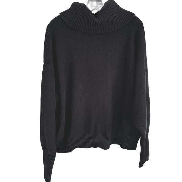 ZARA Women's Black Gold Button-Up Cardigan with High Neck - XL - Picture 4 of 8